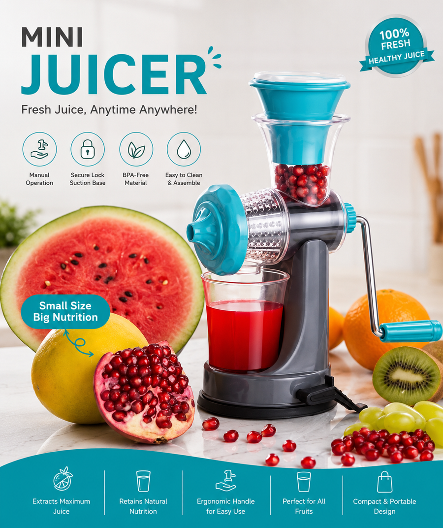 Mini Hand-Press Juicer